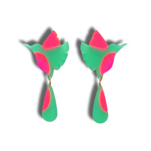 Load image into Gallery viewer, Azure Kingfisher - Green and Pink